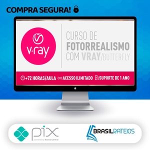 Curso Fotorrealismo com Vray Butterfly - Thi Lima